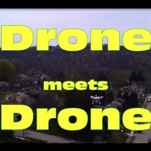 Drone meets Drone in air-Surprise! - YouTube