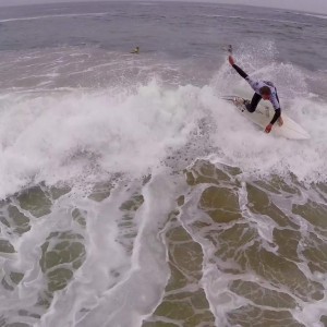 Learning how to surf at  Renaca in Chile (Drone Footage) - YouTube