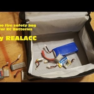 RC Battery Lipo Fire Safety Bag by Realacc - YouTube